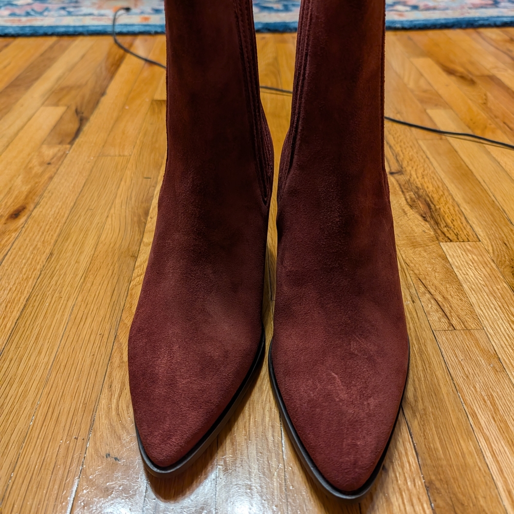 Boden Point Casual Boots In Oxblood Size 9
